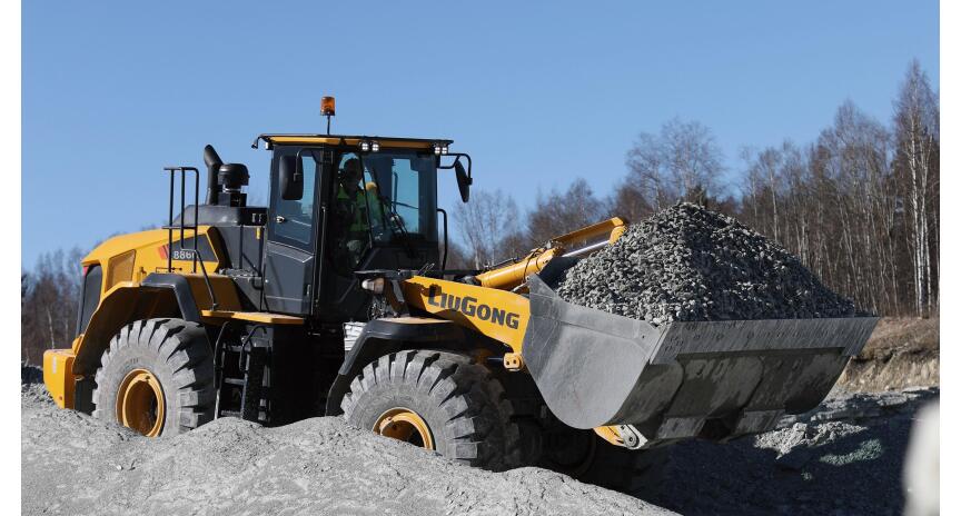 Фото Фронтальный погрузчик большой LiuGong CLG886H