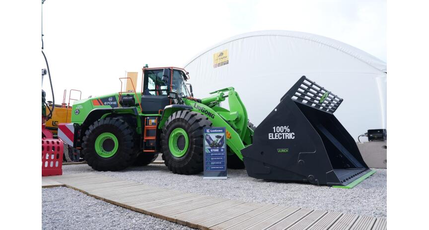 Фото Фронтальный погрузчик электрический LiuGong 870HE